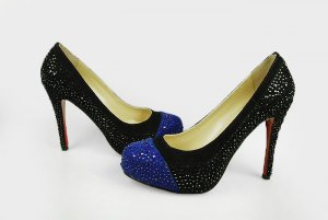 New women crystal red sole "cl red sole shoes