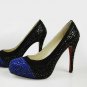 New women crystal red sole "cl red sole shoes