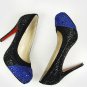 New women crystal red sole "cl red sole shoes