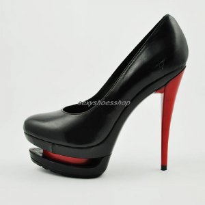 Newest women high heel brand new double-platform pump shoes
