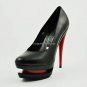 Newest women high heel brand new double-platform pump shoes