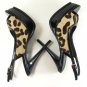 Newest women high heel peeptoe shoes "ysl leopard