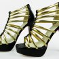 Hot selling women high heel net sandal "cl red sole