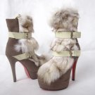 CL new style boots with rabbit  fur