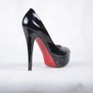 2011 free shipping  "hot sale"CL red sole pump shoes,patent