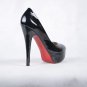 2011 free shipping  "hot sale"CL red sole pump shoes,patent