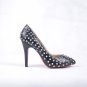 2011 'hot sale' CL rivet shoes,red sole women highheelshoes