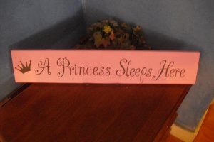 A Princess Sleeps Here