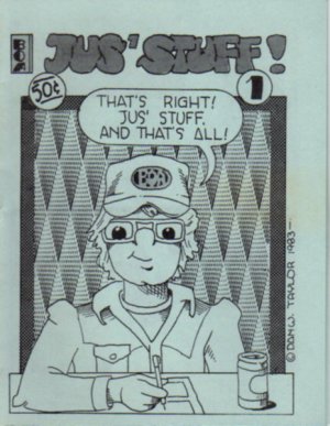 Jus Stuff 1 BOA Productions newave mini comix 1983
