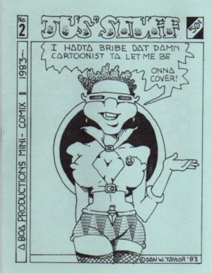 Jus Stuff no. 2 BOA Productions Newave mini comix 1983