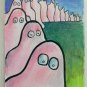 Ghost Queu ACEO Art Card Edition Original art sketch card C0LOR