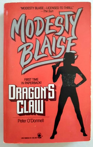 MODESTY BLAISE Dragon's Claw FIRST EDITION Tor Books 1987