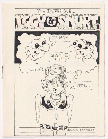 The Incredible Iggy & Snurt newave mini comix 1983 Clay Geerdes Comix World