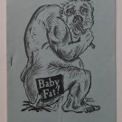 Babyfat no. 15 Clay Geerdes COMIX WORLD mini comix 1980