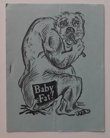Babyfat no. 15 Clay Geerdes COMIX WORLD mini comix 1980