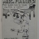 Misc. Funnies No. 1 BOA Productions Newave mini comix 1981