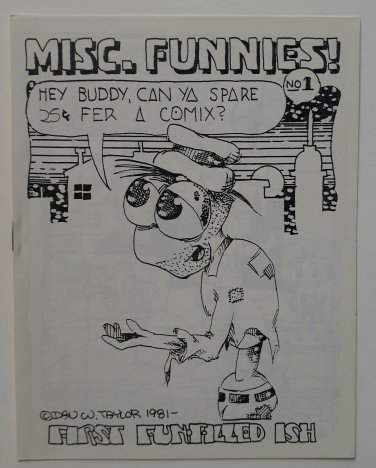 Misc. Funnies No. 1 BOA Productions Newave mini comix 1981