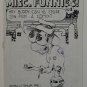 Misc. Funnies No. 1 BOA Productions Newave mini comix 1981