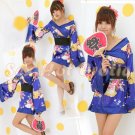Hot & Sexy Lace Japanese Kimono Lingerie Costume Sleep Dress KM#03