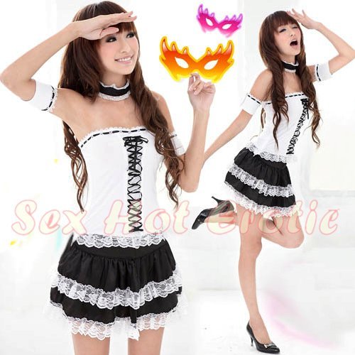 New Lolita Princess Girl Cosplay dress Costume lace cake Cute & Sexy Lingerie LO# 06