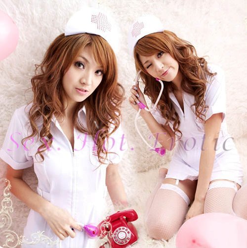 New Hot Women Lingerie Sexy Nurse Cosplay Adult Costume Dress NU# 13