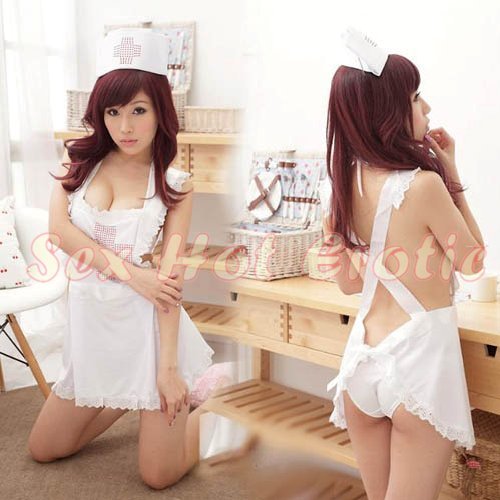 New Hot Women Lingerie Sexy Nurse Cosplay Adult Costume Dress NU# 18
