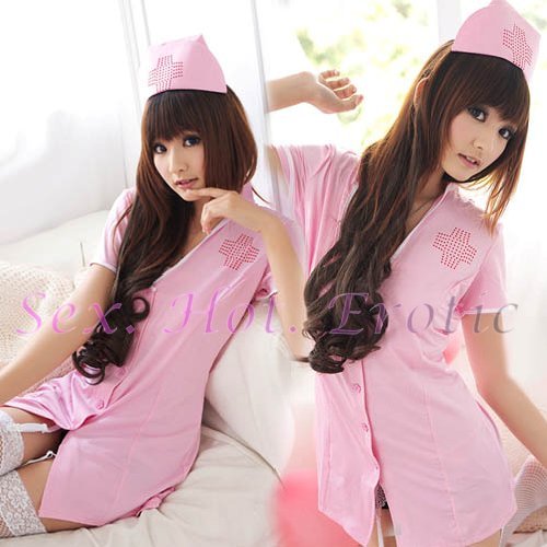 New Hot Women Lingerie Sexy Nurse Cosplay Adult Costume Dress NU# 22