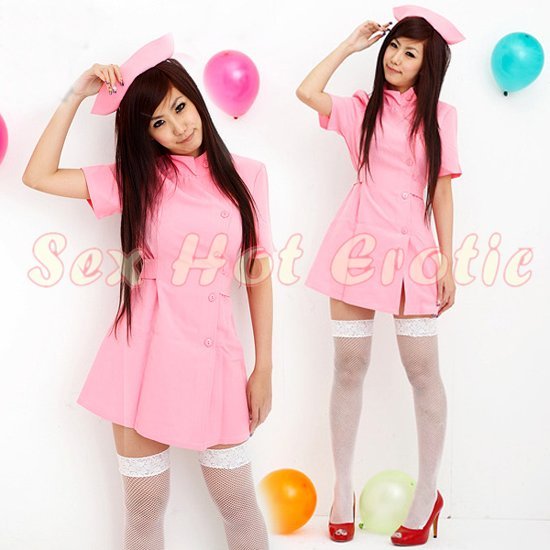 New Hot Women Lingerie Sexy Nurse Cosplay Adult Costume Dress NU# 29