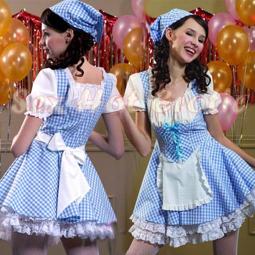 French Maid Costume Cosplay Japanese coat Lingerie Hot Sexy Cute women badydoll MC19