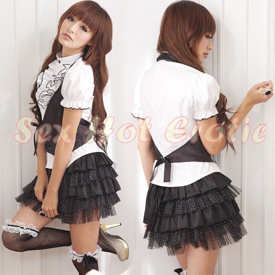 New Sexy Secretary Lingerie Hot Teacher Cosplay Adult Women Costume Dress OL# 06