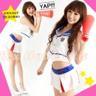 New SEXY & HOT Cheerleader Cosplay Dress Cute women Costume Lingerie CL# 02