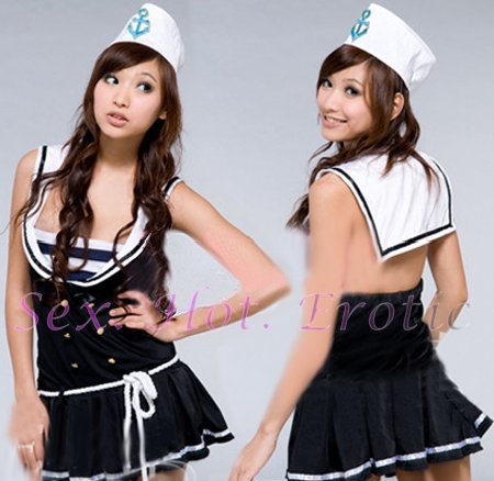 New SEXY & HOT Sailor Girl Cosplay Dress Cute women Costume Lingerie SA# 07
