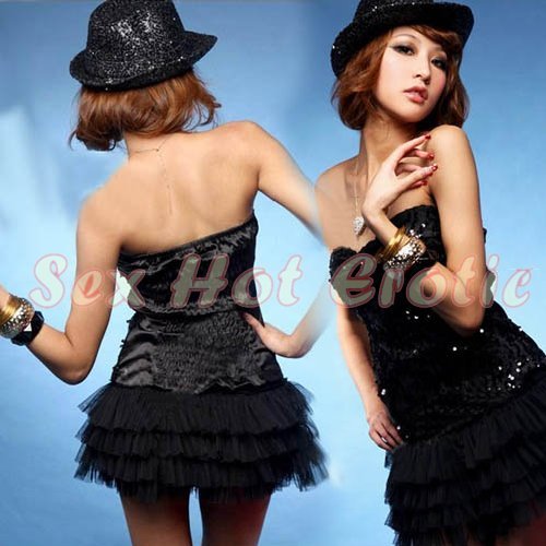 Clubbing Evening Stage Dancer Dress Sexy Lingerie Hot Cute women dress badydoll CD26