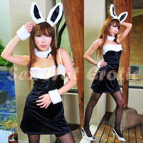 New SEXY & HOT Party Girl Cosplay Rabbit Dress Cute women Costume Lingerie CR# 09