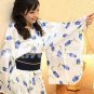 New Hot & Sexy Lace Japanese Kimono Lingerie Costume Sleep Dress KM#23