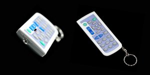 Universal Remote Controller Keychain with Keypad