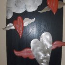 Flying 3D Hearts