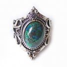 EXTREME BEAUTY ~ TURQUOISE Silver Adjustable Ring