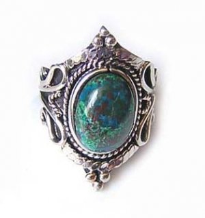 EXTREME BEAUTY ~ TURQUOISE Silver Adjustable Ring