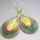 TAMARA Colorful LightWeight Hand Woven Thread Earrings