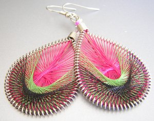 ROMA LightWeight Hand Woven Thread Earrings