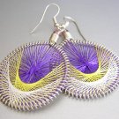 TANGO LightWeight Hand Woven Thread Earrings