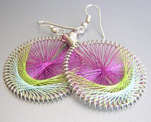 FRESCIA LightWeight Hand Woven Thread Earrings