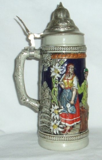 Vintage Lidded Beer Stein - Gerz W.Germany 7