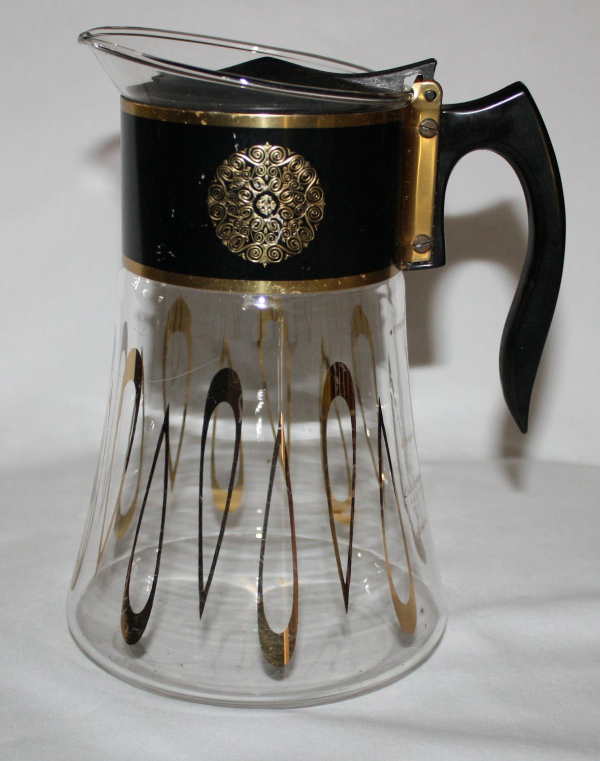 Vintage David Douglas Flameware Glass Coffee Pot 8 Cup Signed