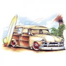 Surfin Woody White T-shirt