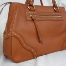 Michael Kors Large Ashbury Leather Satchel Luggage Brown