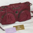 Botkier Cherry Red Leather Bianca Clutch