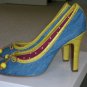 Marc by Marc Jacobs Jeans Denim & Leather Pumps Size 8M