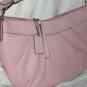 Coach Blush Pink Pleated Leather Hobo 13730